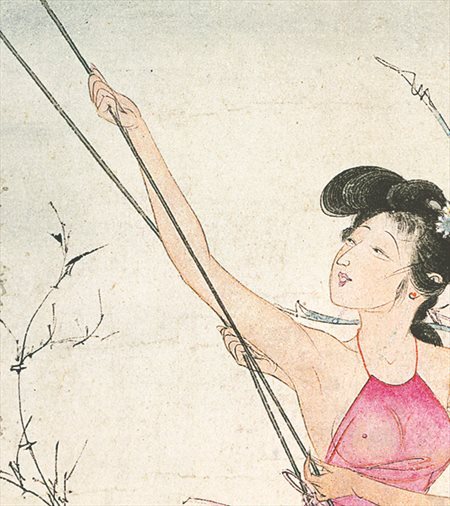 达日县-胡也佛的仕女画和最知名的金瓶梅秘戏图